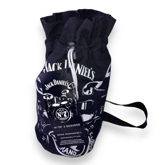 Jack Daniels Cinch Sack Drums LTD Edition #1 Sling 1.76L bottle Canvas Whiskey - Picture 1 of 12